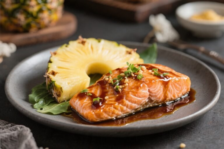 Pineapple Teriyaki Salmon – Sweet, Savory, and Weeknight Easy