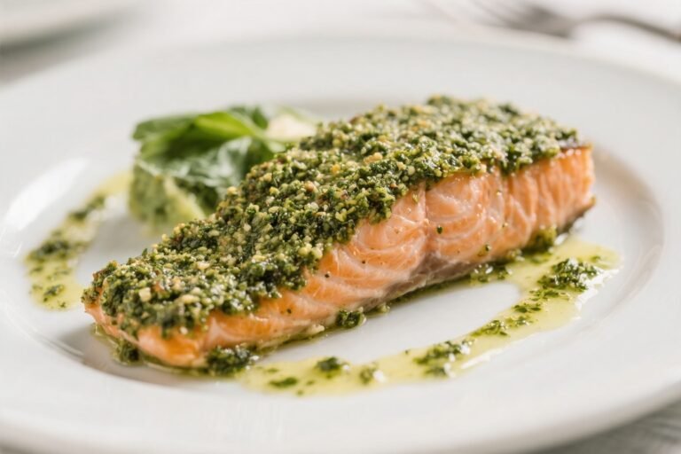 Pesto Crusted Salmon – Simple, Flavorful, and Weeknight-Friendly