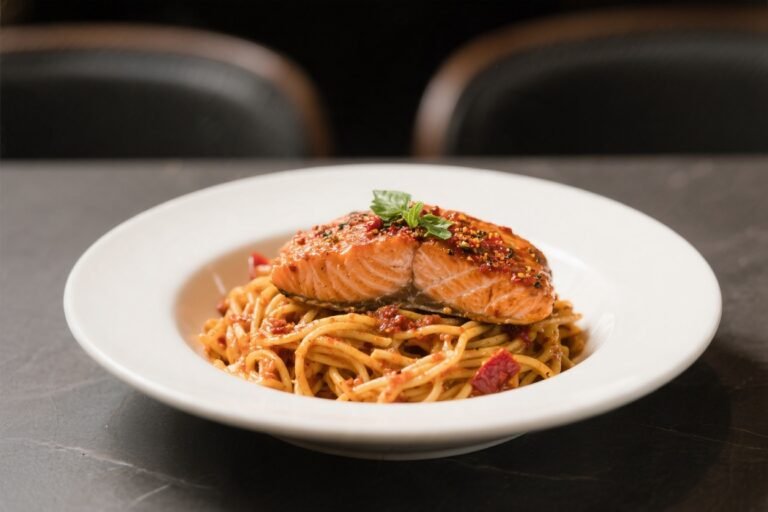 Spicy Cajun Salmon Pasta – Creamy, Bold, and Weeknight-Friendly