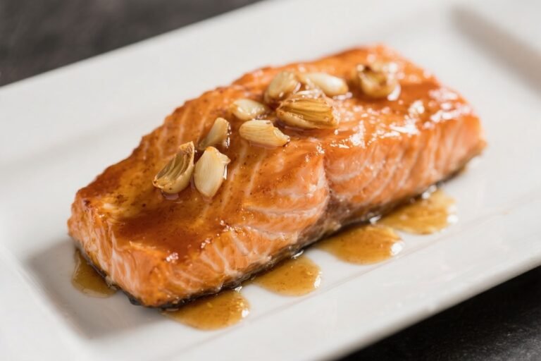 Honey Garlic Glazed Salmon – Sweet, Savory, and Ready in Minutes
