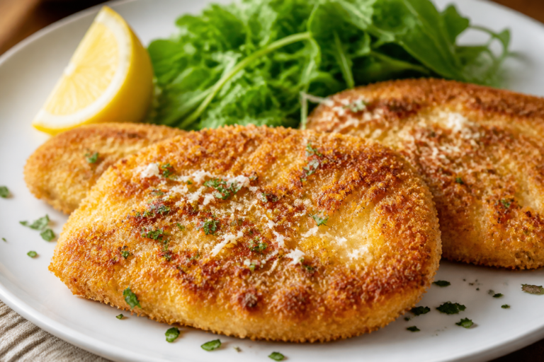 Crispy Parmesan Crusted Chicken Cutlets – Golden, Juicy, and Easy