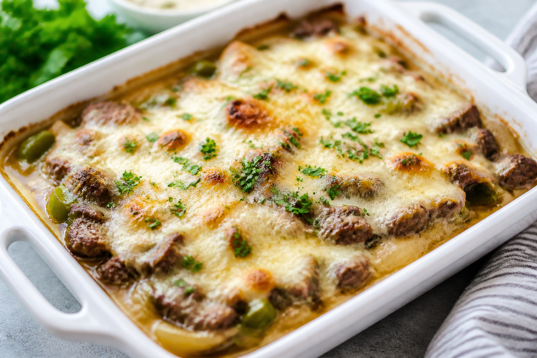Low Carb Philly Cheesesteak Casserole – Comfort Food Without the Carbs