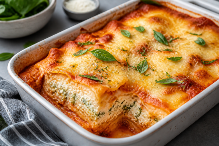 High Protein Cottage Cheese Lasagna Bake – Comfort Food With a Nutritious Twist