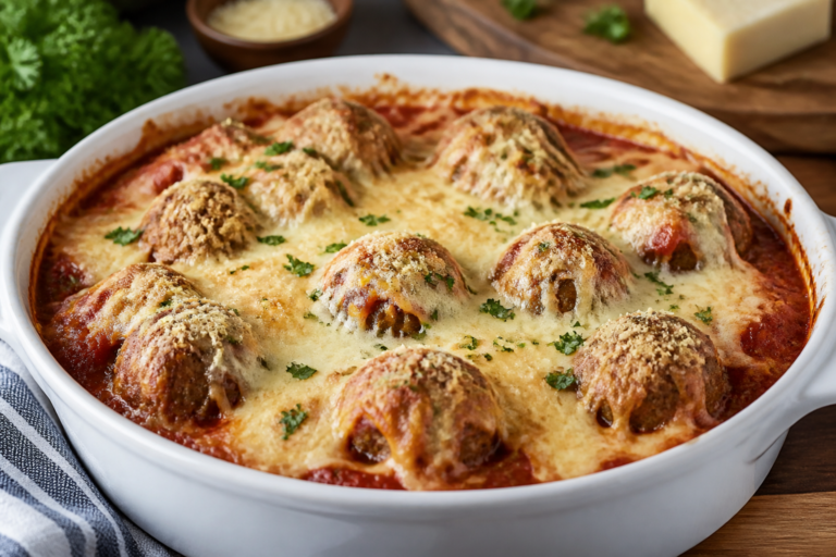 Easy Keto Meatball Parmesan Bake – Comfort Food With Big Flavor