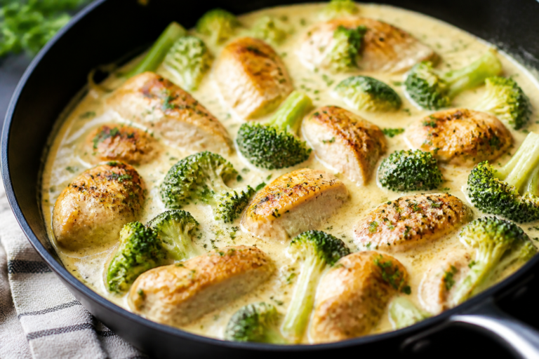 Creamy Ranch Chicken & Broccoli Skillet – A Fast, Comforting Weeknight Favorite
