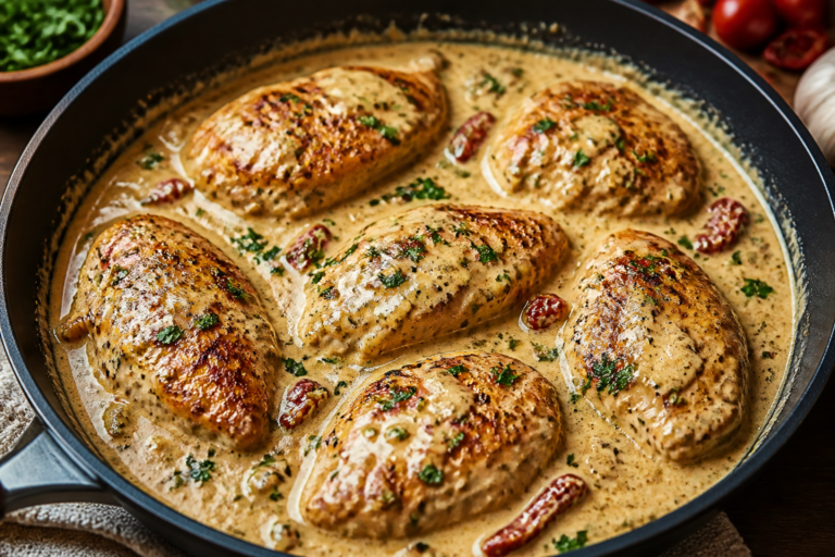 Million Dollar Creamy Garlic Chicken – Rich, Comforting, and Weeknight Easy