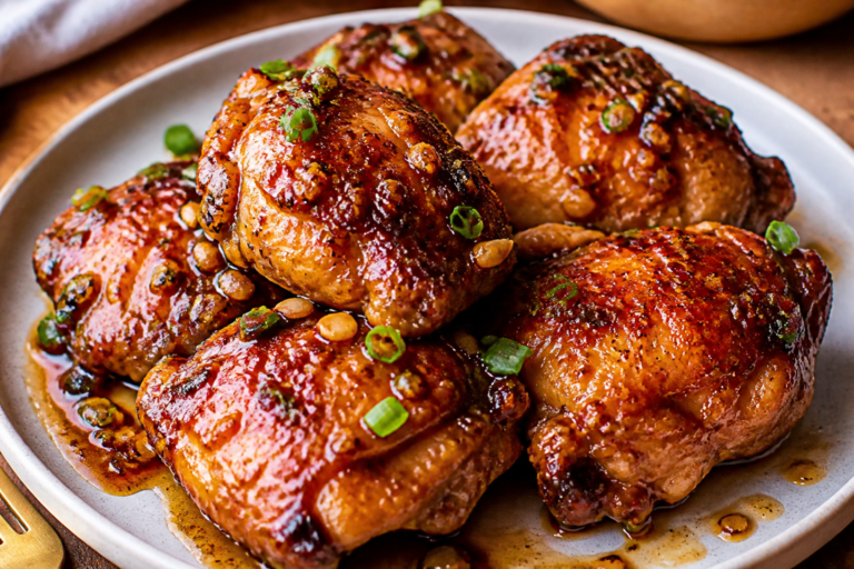 High Protein Honey Garlic Chicken Thighs – Juicy, Flavor-Packed, and Weeknight Easy