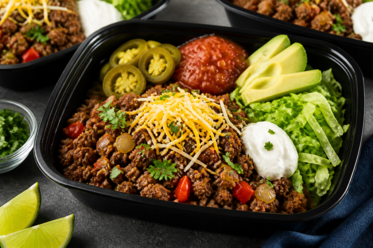 Low Carb Beef Taco Meal Prep Bowls – Easy, Flavor-Packed, and Ready for the Week