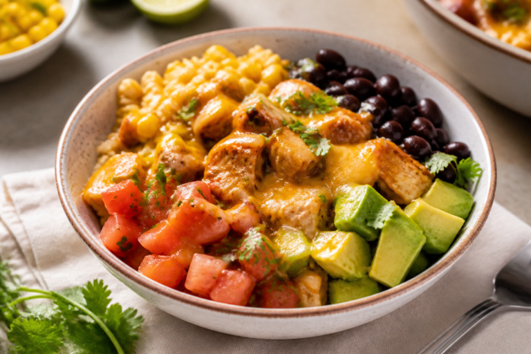 High Protein Chicken Enchilada Bowls – A Fast, Flavor-Packed Meal Prep Favorite