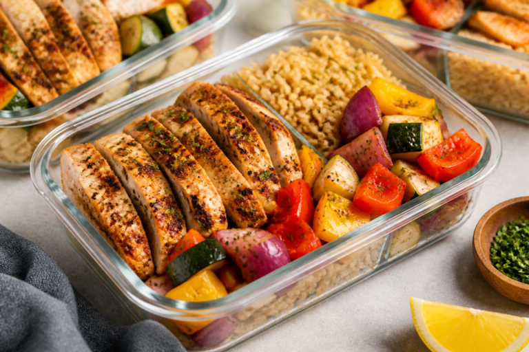 Protein-Packed Cajun Chicken Meal Prep – Flavorful, Simple, and Ready for the Week