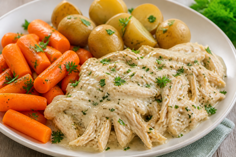 Creamy Crockpot Ranch Chicken Dinner – Easy, Comforting, And Crowd-Pleasing