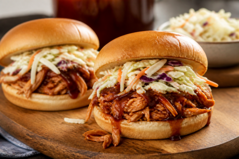 Slow Cooker BBQ Chicken Sandwiches – Tender, Saucy, and Easy