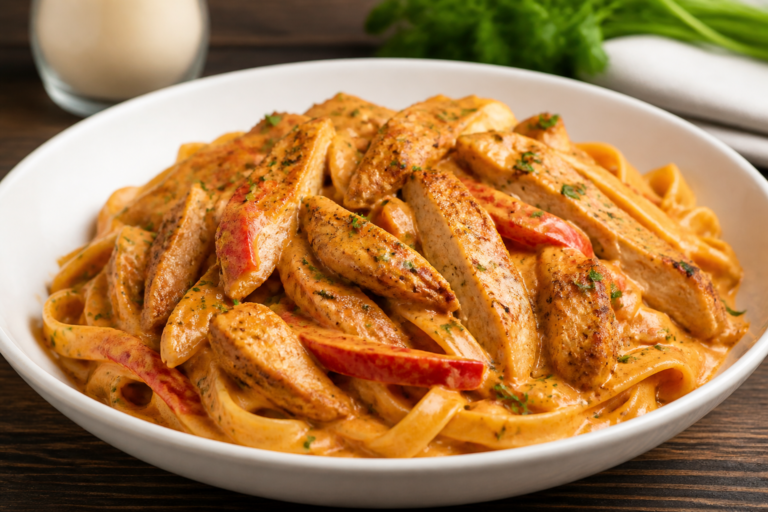 Creamy Cajun Chicken Pasta – Comforting, Spicy, and Satisfying
