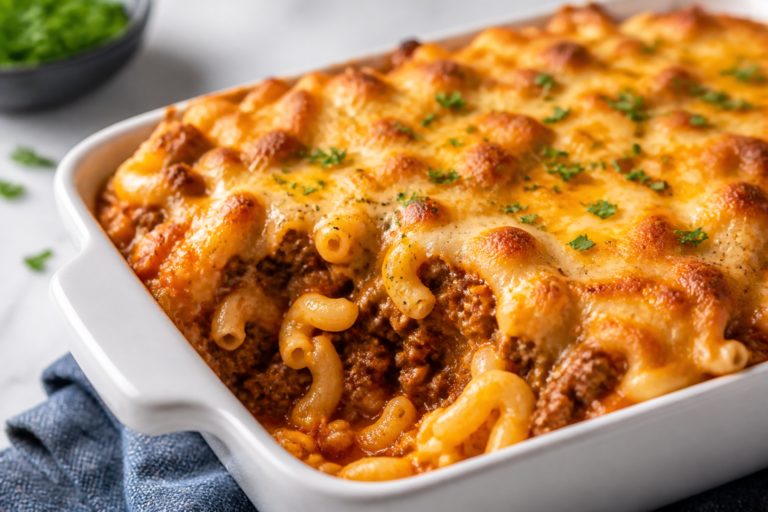 Lazy Mac & Cheese Beef Bake – Comfort Food With Minimal Effort