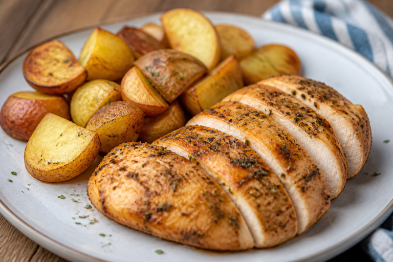 Air Fryer Ranch Chicken & Potatoes – Crispy, Juicy, and Weeknight Easy