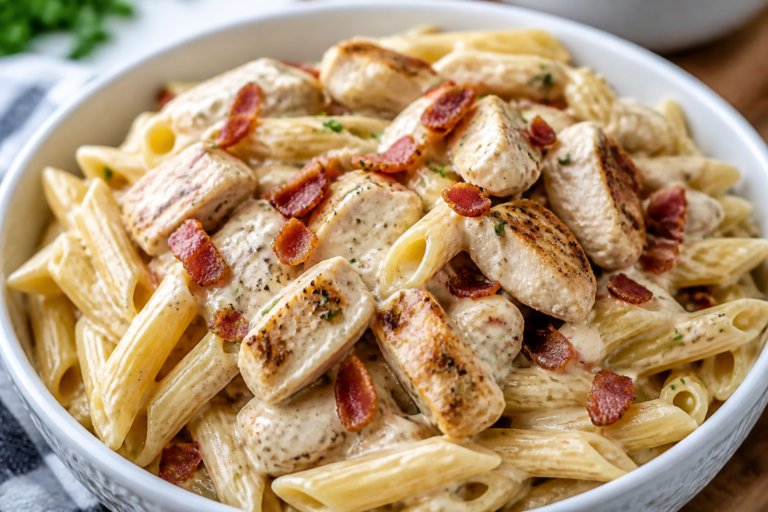 Creamy Bacon Ranch Chicken Pasta – Comfort Food With Big Flavor