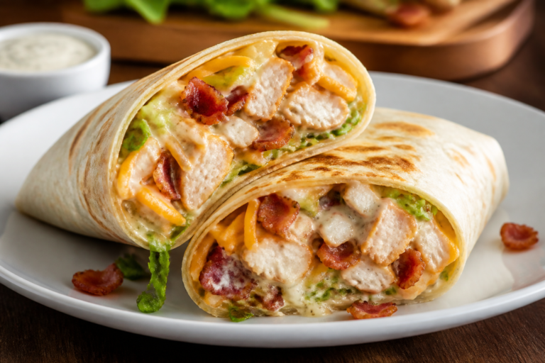Lazy Chicken Bacon Ranch Wraps – A Fast, Satisfying Weeknight Fix