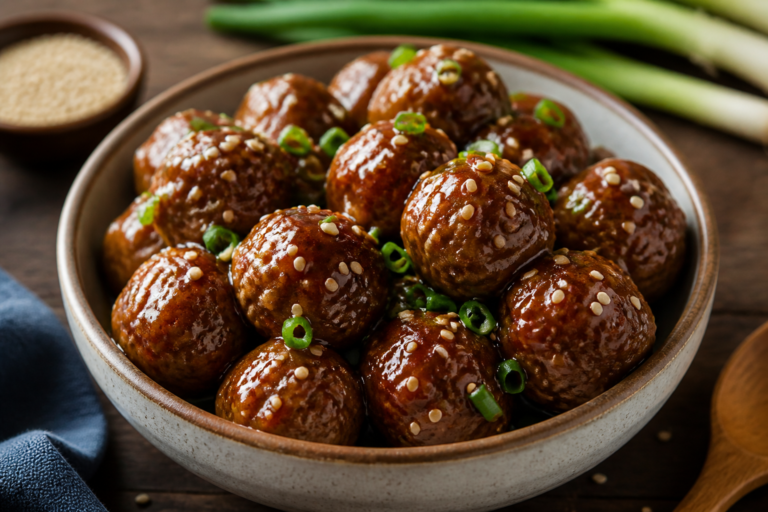 Slow Cooker Teriyaki Meatballs – Easy, Saucy, and Crowd-Pleasing