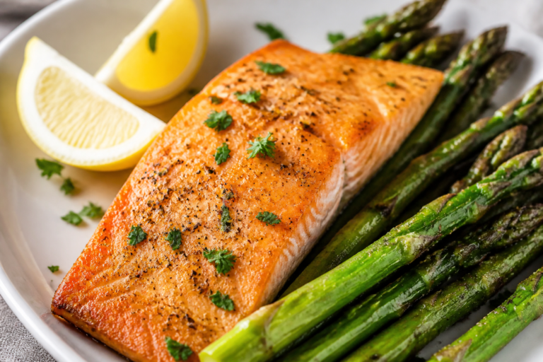 Easy Air Fryer Salmon & Asparagus – A Fast, Fresh Weeknight Dinner