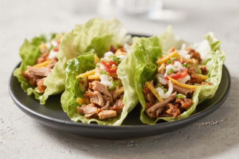 Turkey Taco Lettuce Wraps – Fresh, Fast, and Flavor-Packed
