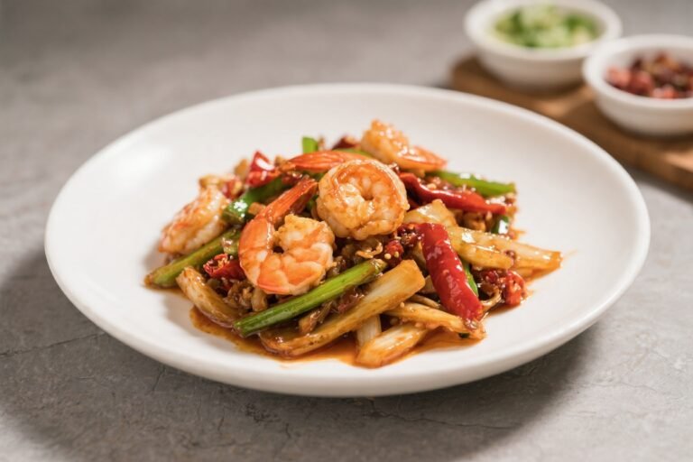 Spicy High-Protein Shrimp Stir Fry – Fast, Flavorful, and Satisfying