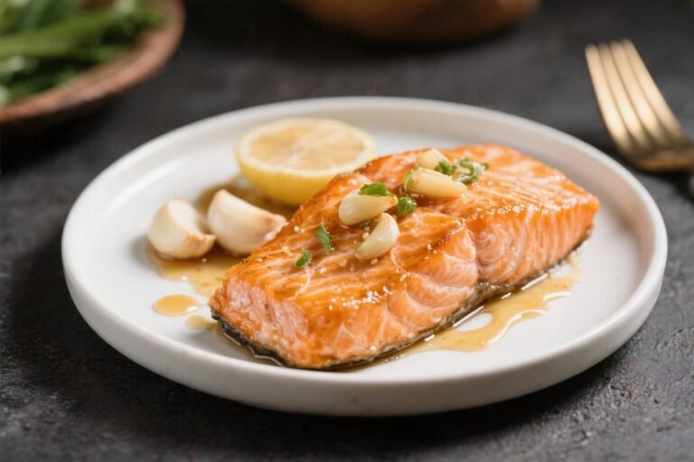 High Protein Honey Garlic Salmon – Simple, Flavor-Packed, and Satisfying