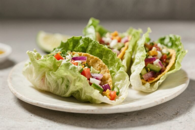 Healthy Summer Taco Lettuce Wraps – Fresh, Light, and Flavor-Packed