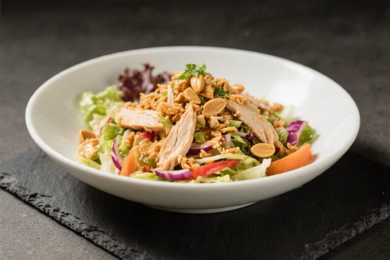 Thai Peanut Chicken Crunch Salad – A Fresh, Flavor-Packed Meal