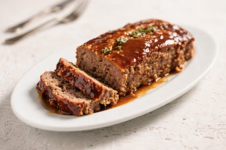 High-Protein BBQ Turkey Meatloaf – Easy, Juicy, and Weeknight-Friendly