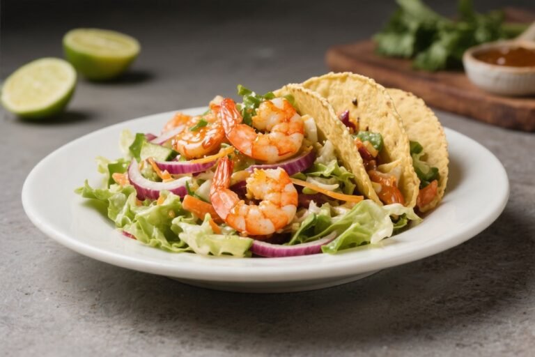 Honey Lime Shrimp Taco Salad – Bright, Fresh, and Ready in Minutes