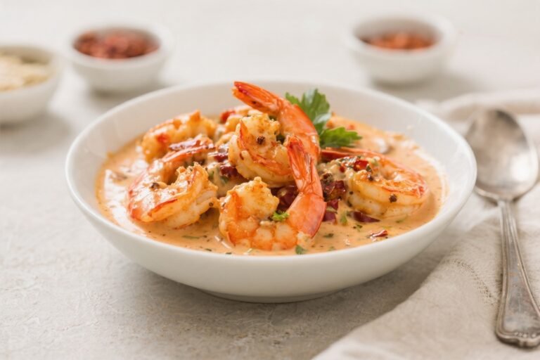 High Protein Creamy Cajun Shrimp – Fast, Flavorful, and Satisfying