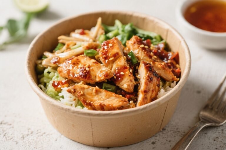 High Protein Spicy Honey Chicken Bowls – A Sweet-Heat Meal Prep Favorite