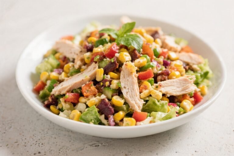 Southwest Chicken Corn Salad – Bright, Hearty, and Weeknight-Friendly
