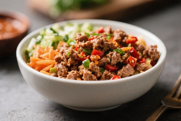 High Protein Spicy Ground Turkey Bowls – A Fast, Flavor-Packed Meal Prep Favorite