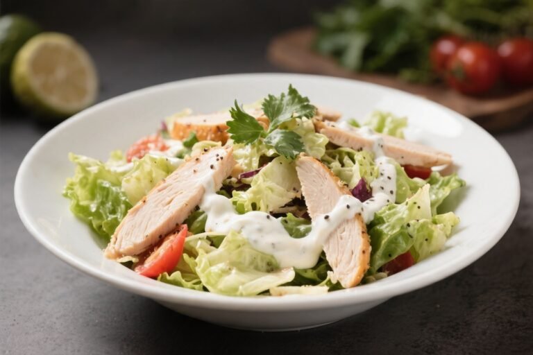Greek Yogurt Chicken Caesar Salad – A Lighter, Creamier Classic