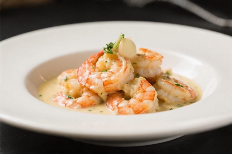 High Protein Creamy Garlic Shrimp – A Fast, Satisfying Weeknight Dinner