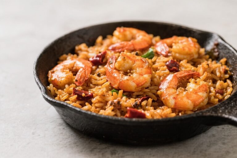 High-Protein Cajun Shrimp & Rice Skillet – Fast, Flavorful, and Satisfying