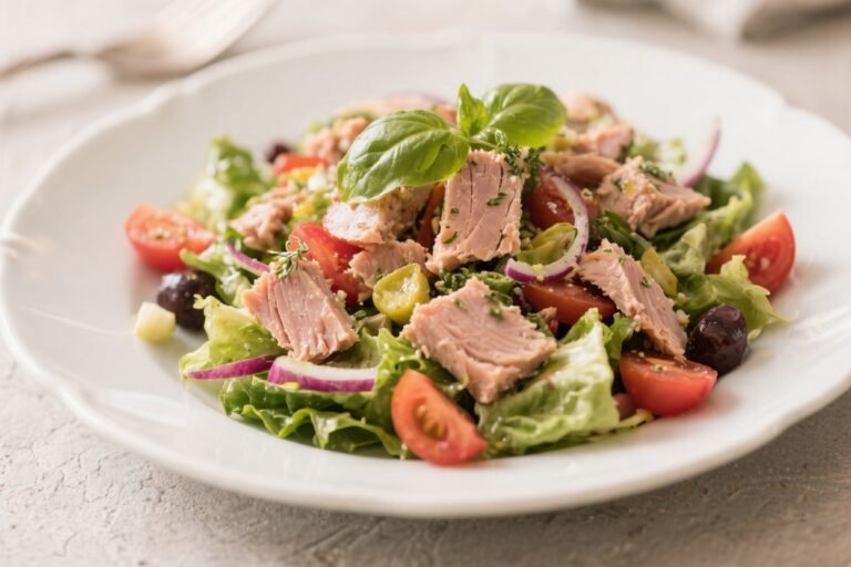 Mediterranean Tuna Dinner Salad – Bright, Fresh, and Satisfying