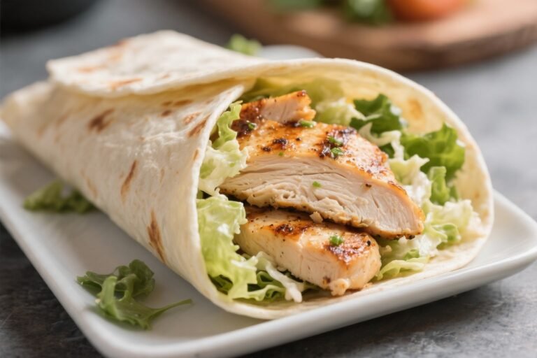 Grilled Chicken Caesar Wrap – A Fresh, Satisfying Lunch Favorite