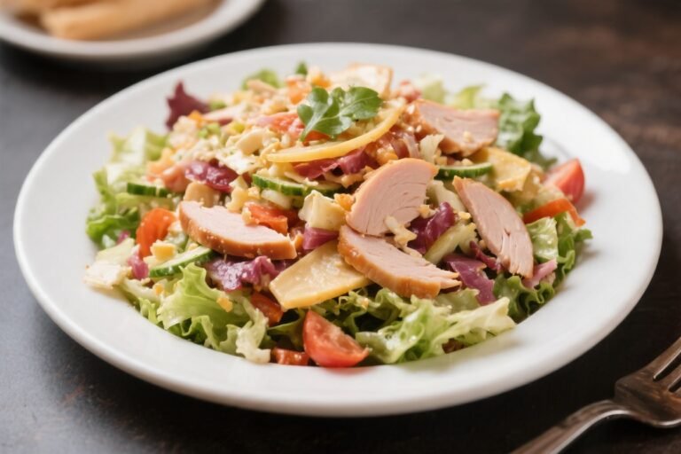 Turkey Club Chopped Dinner Salad – A Hearty, Fresh, Meal-Worthy Favorite