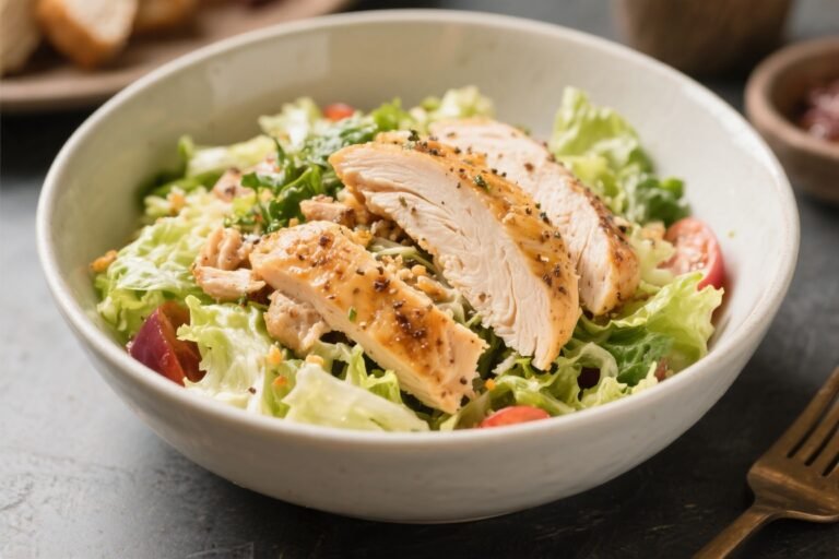 High Protein Chicken Caesar Bowl – A Fresh, Satisfying Meal