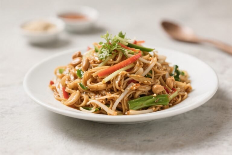 Crunchy Thai Peanut Noodle Salad – Fresh, Flavorful, and Ready Fast
