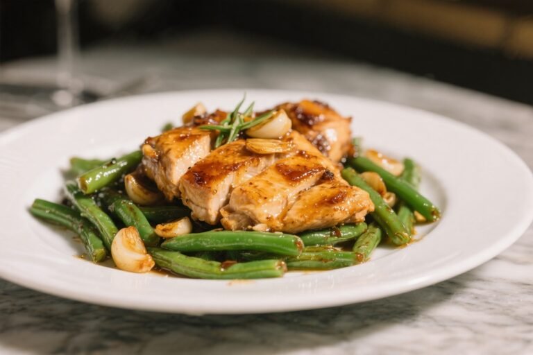 Honey Garlic Chicken and Green Beans – A Simple, Satisfying Skillet Dinner