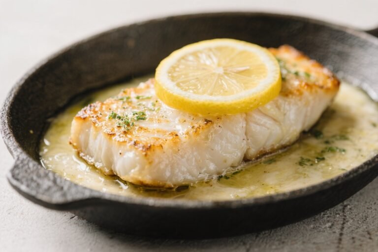 High Protein Lemon Butter Cod – Bright, Simple, and Satisfying