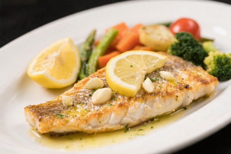 Lemon Garlic Butter Tilapia & Veggies – Bright, Simple, and Satisfying