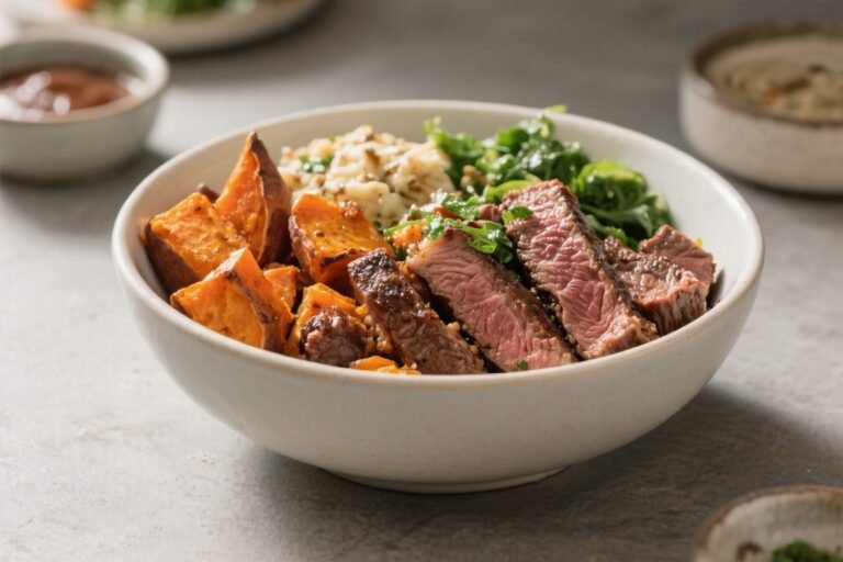 High-Protein Steak & Sweet Potato Bowls – A Simple, Satisfying Meal