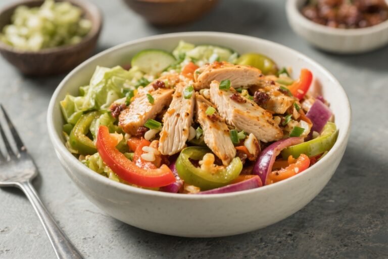 High-Protein Chicken Fajita Bowls – A Fresh, Satisfying Meal Prep Favorite