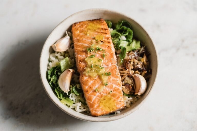 Garlic Butter Salmon Bowls – Simple, Comforting, and Full of Flavor