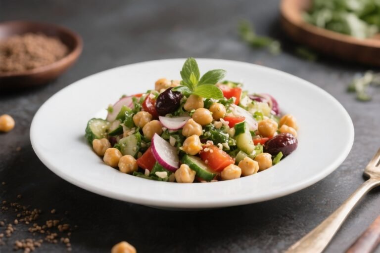 Mediterranean Chickpea Salad – Bright, Fresh, and Ready in Minutes