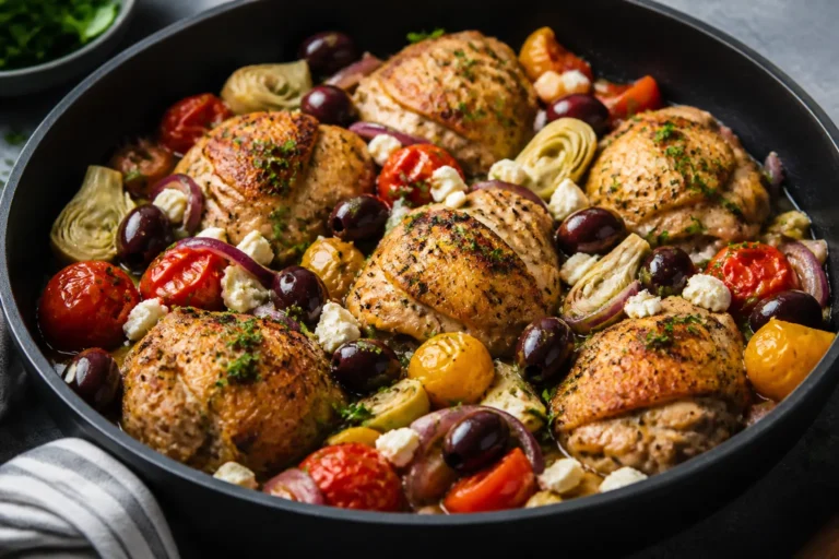 One Pan Mediterranean Chicken – A Bright, Flavor-Packed Weeknight Dinner
